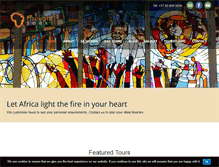Tablet Screenshot of firelighttours.co.za